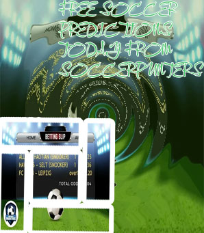 Soccer prediction to day